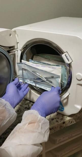 Autoclave utilizada na esterilização de materiais na UP Esmalteria